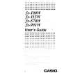 CASIO FX-100W User Guide