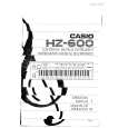 CASIO HZ600 Owners Manual
