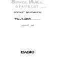 CASIO TV1400 Service Manual