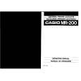 CASIO MR200 Owners Manual