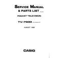 CASIO TV7500 Service Manual