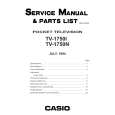 CASIO TV1750N Service Manual