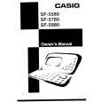 CASIO SF5980 Owners Manual