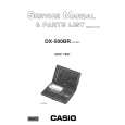 CASIO DX500BR Service Manual