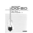 CASIO DG20 Owners Manual