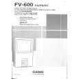 CASIO FV-600PB Owners Manual
