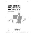 CASIO WK-1800 User Guide