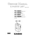 CASIO TV1800D Service Manual