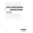 CASIO DR-250HD User Guide